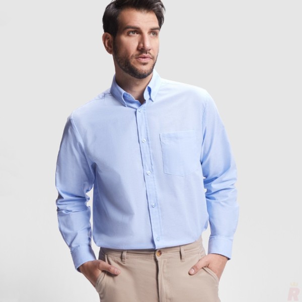 Camisa Hombre Manga Larga OXFORD - Ref. 5507 Roly WRK