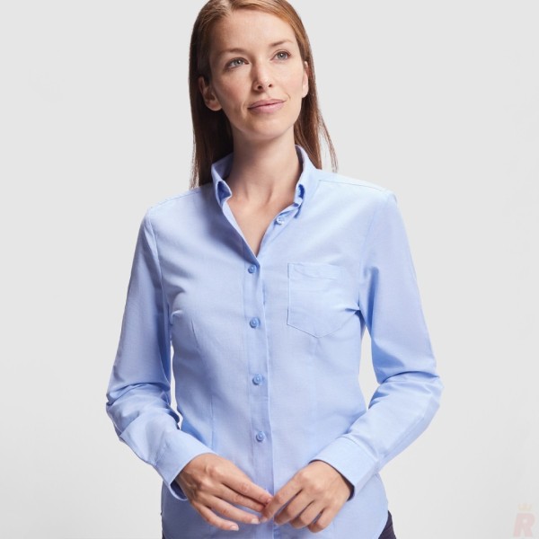 Camisa Mujer Manga Larga OXFORD WOMAN - Ref. 5068 Roly WRK