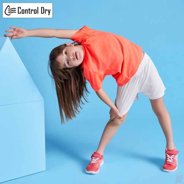 Camiseta Técnica Infantil Manga Corta MONTECARLO - Ref. 0425 Roly WRK