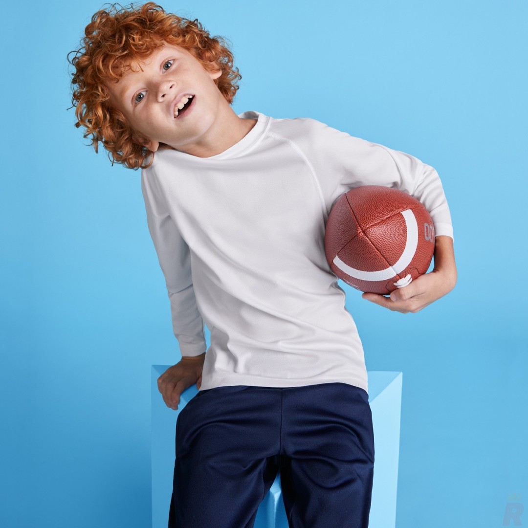 Camiseta Técnica Infantil Manga Larga MONTECARLO L/S - Ref. 0415 Roly