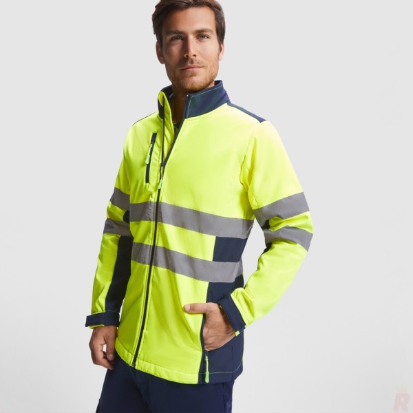 Chaqueta Softshell Alta Visibilidad Hombre ANTARES - Ref. 9303 Roly WRK