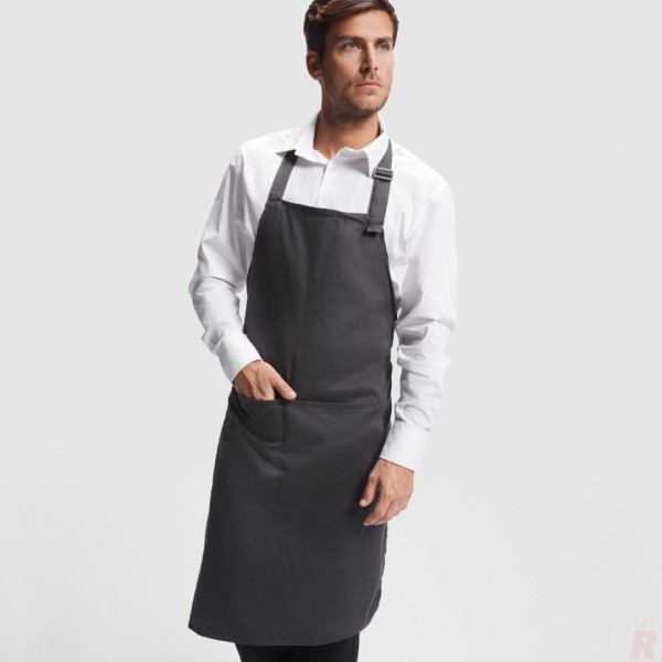 Delantal Largo Tejido Sarga Adulto Unisex BENOIT - Ref. 9125 Roly WRK