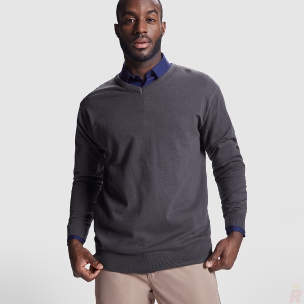 Jersey Cuello Pico Hombre Punto Fino HILUX - Ref. 8417 Roly WRK