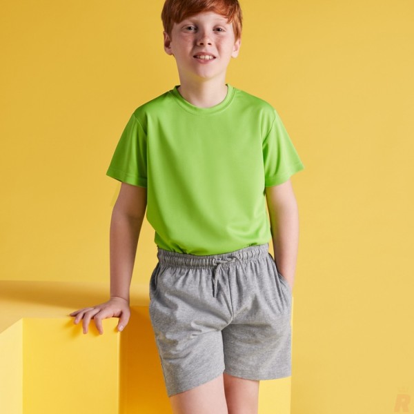 Pantalón Corto Deportivo Bermuda Infantil 100% Algodón SPORT - Ref. 6705 Roly