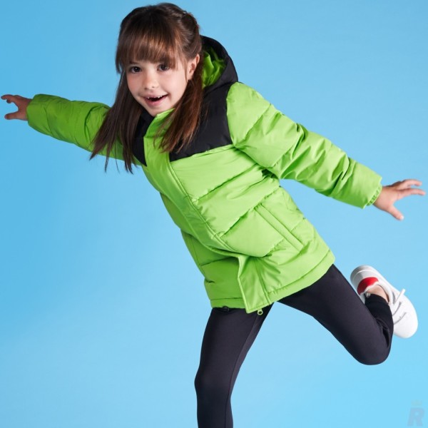Parka Acolchada Combinada Capucha Fija Infantil TALLIN - Ref. 5075 Roly