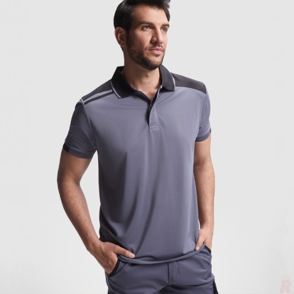 Polo Laboral Técnico Combinado Antibacterial Unisex SAMURAI - Ref. 8410 Roly WRK