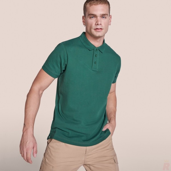 Polo Manga Corta Hombre 100% Algodón Peinado IMPERIUM - Ref. 6641 Roly WRK