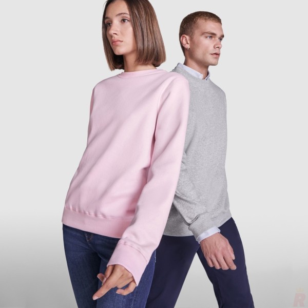 Sudadera Ecológica Adulto Unisex Algodón Orgánico Peinado BATIAN - Ref. 1071 Roly