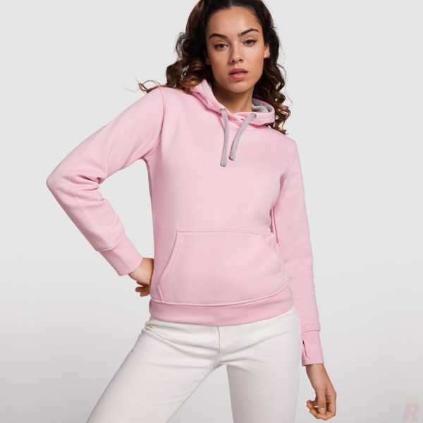 Sudadera Entallada Capucha Bicolor Mujer URBAN WOMAN - Ref. 1068 Roly