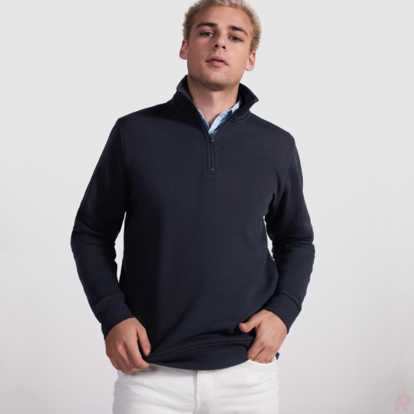 Sudadera Laboral Hombre Media Cremallera ANETO - Ref. 1109 Roly WRK