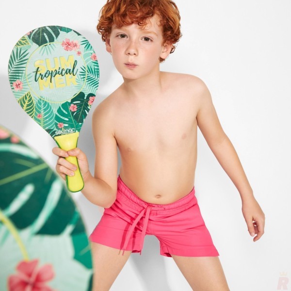 Bañador Bolsillos Cordones Infantil AQUA