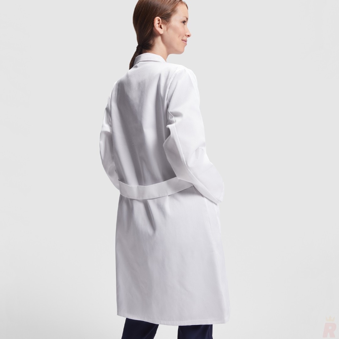 Bata Laboral Entallada Mujer VACCINE WOMAN