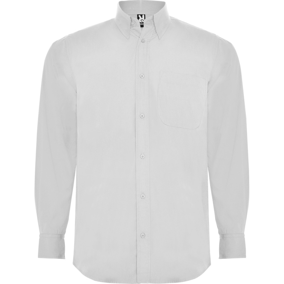 Camisa Hombre Laboral Manga Larga Bolsillo...