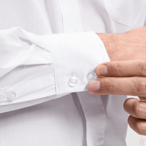 Camisa Hombre Laboral Manga Larga Bolsillo AIFOS L/S