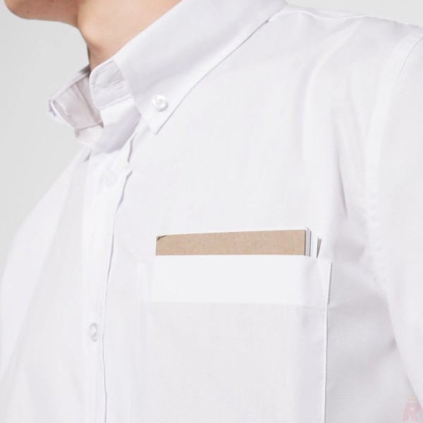 Camisa Hombre Laboral Manga Larga Bolsillo AIFOS L/S