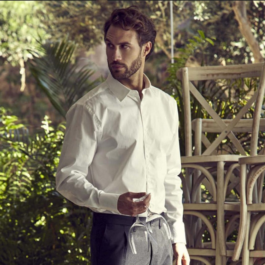 Camisa Hombre Manga Larga Tejido Stretch MOSCÚ