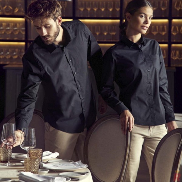 Camisa Hombre Manga Larga Tejido Stretch MOSCÚ