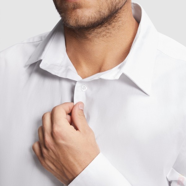 Camisa Hombre Manga Larga Tejido Stretch MOSCÚ