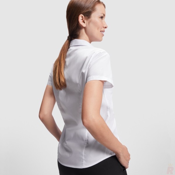 Camisa Mujer Laboral Manga Corta Bolsillo SOFIA