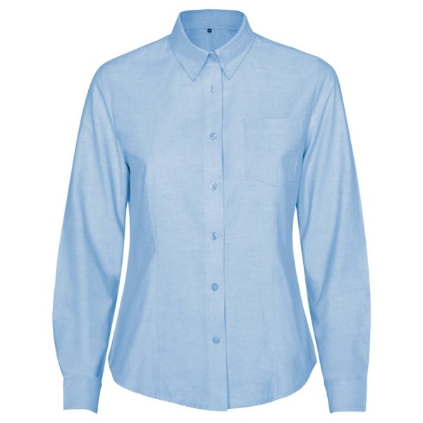 Camisa Mujer Manga Larga OXFORD WOMAN - Ref. 5068 Roly WRK 2