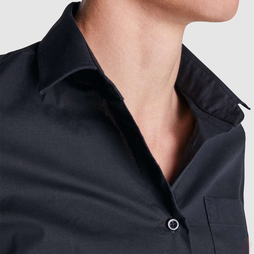 Camisa Mujer Manga Larga Tejido Stretch MOSCÚ...