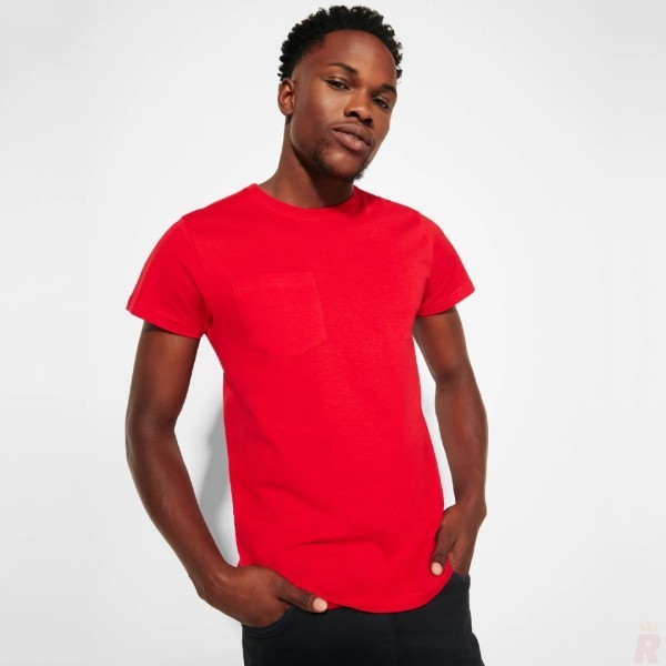 Camiseta Básica Bolsillo Hombre TECKEL