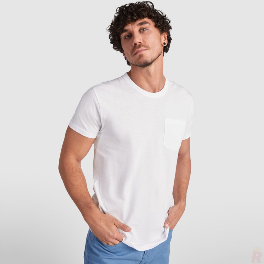 Camiseta Básica Bolsillo Hombre TECKEL