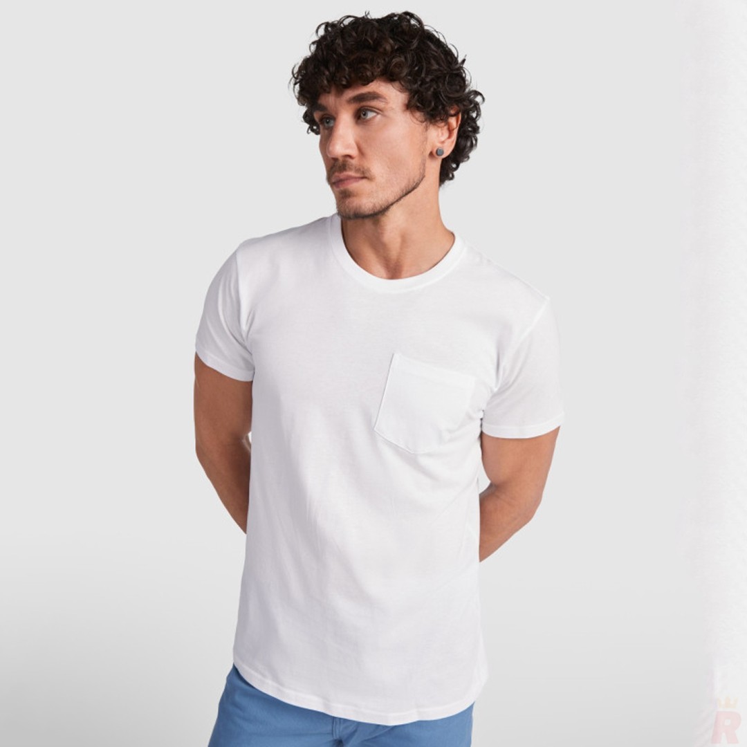 Camiseta Básica Bolsillo Hombre TECKEL
