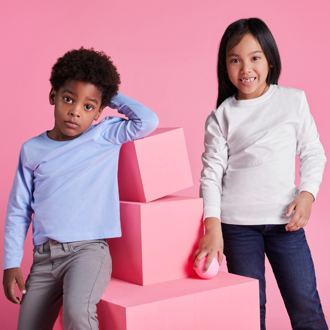 Camiseta Básica Costuras Laterales Infantil...