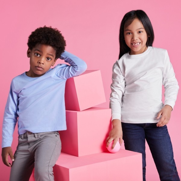 Camiseta Básica Costuras Laterales Infantil Manga Larga EXTREME