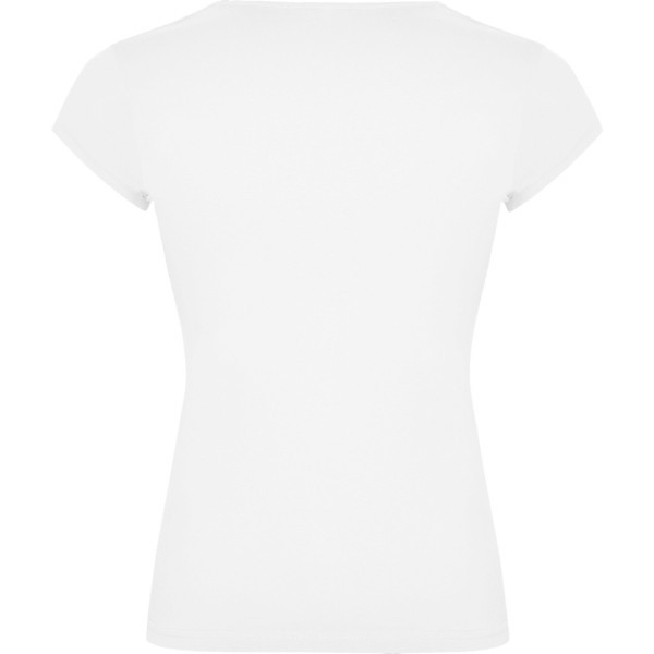 Camiseta Básica Entallada Abertura V Mujer BELICE