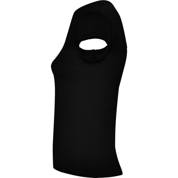 Camiseta Básica Entallada Abertura V Mujer BELICE