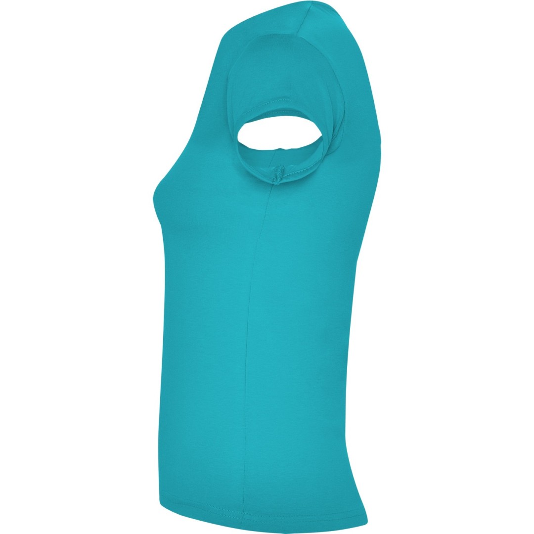 Camiseta Básica Entallada Abertura V Mujer BELICE