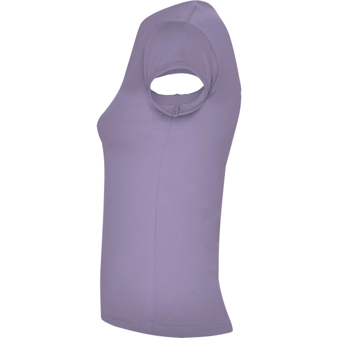 Camiseta Básica Entallada Abertura V Mujer BELICE