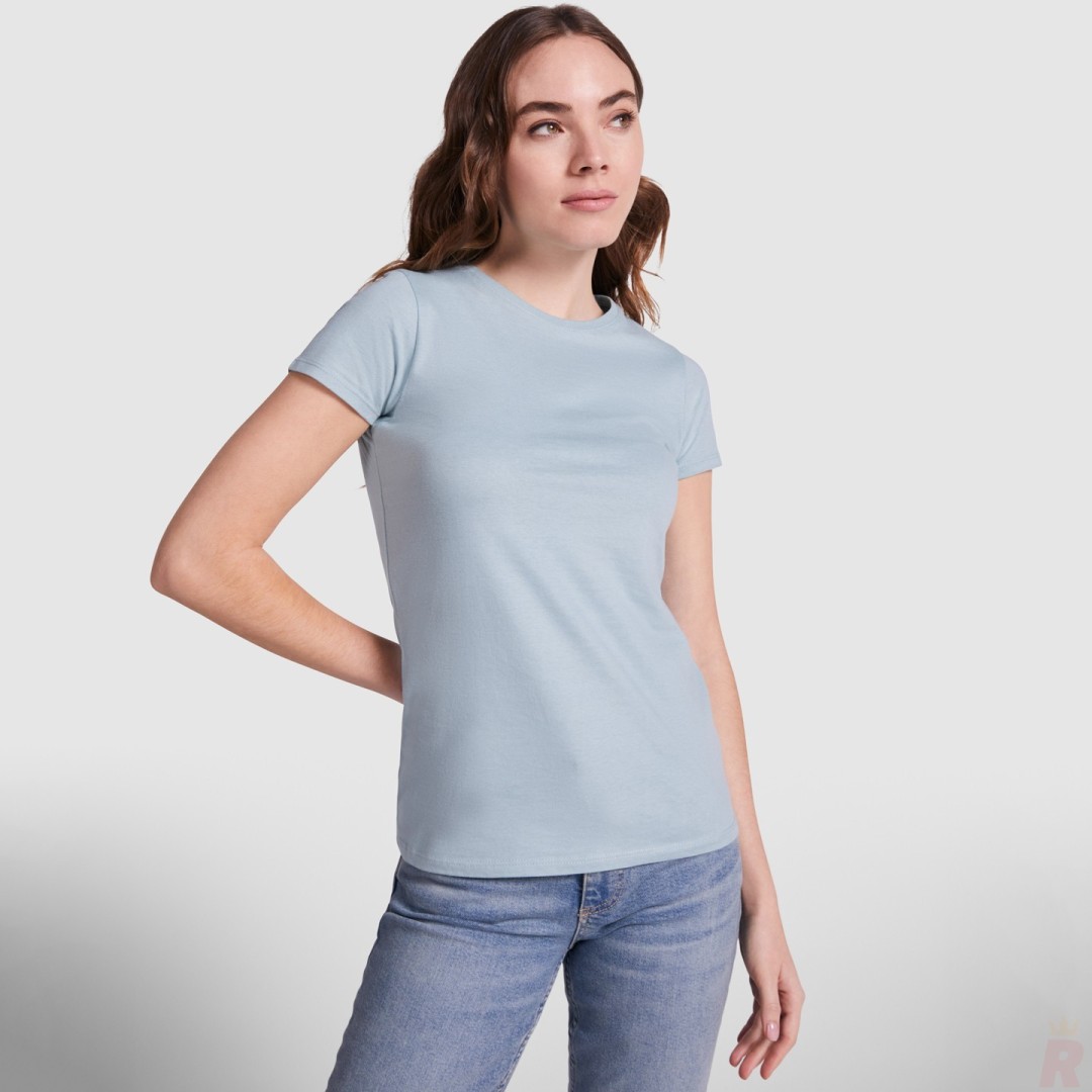 Camiseta Básica Entallada Mujer Tubular CAPRI