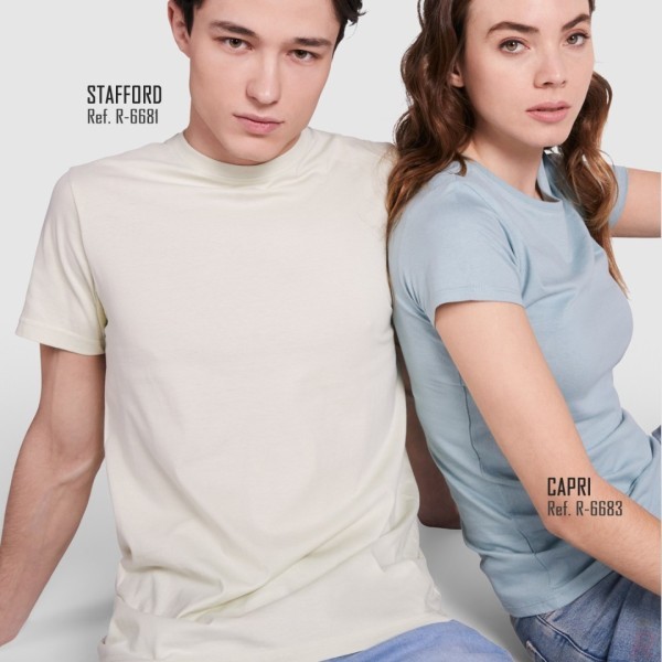 Camiseta Básica Entallada Mujer Tubular CAPRI