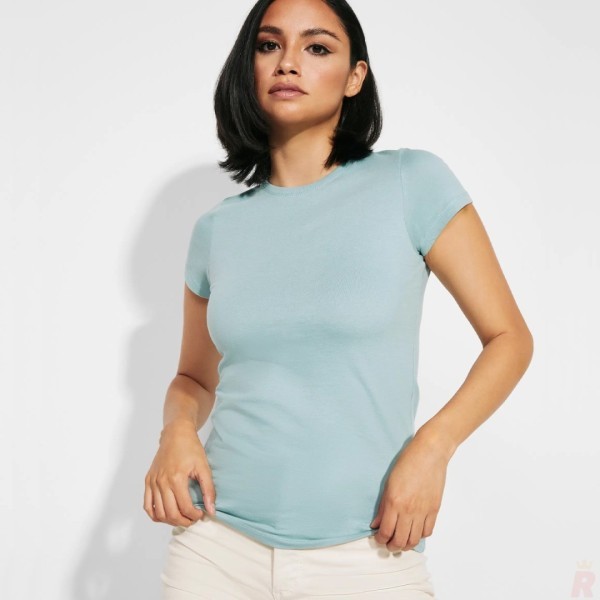 Camiseta Básica Entallada Mujer Tubular CAPRI