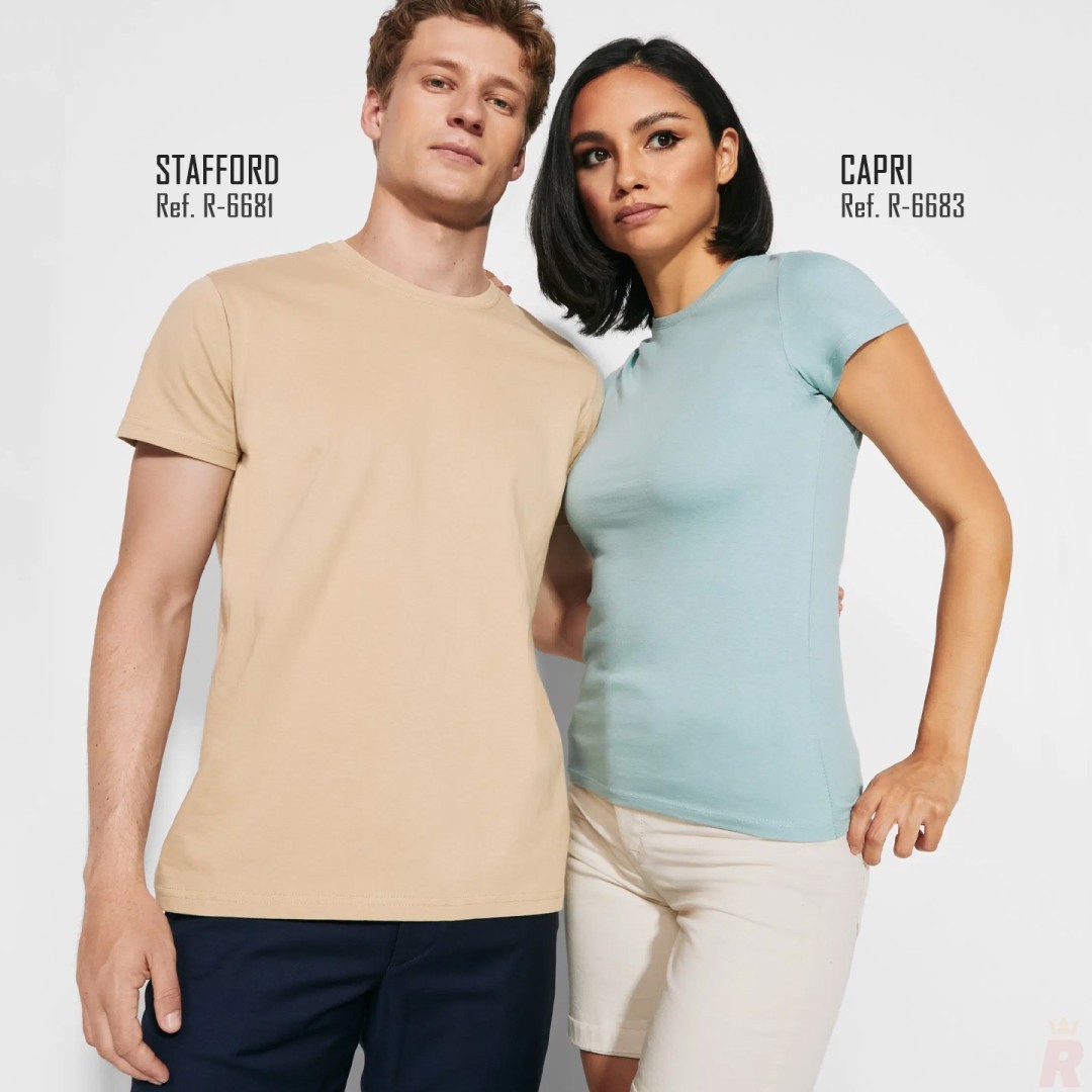 Camiseta Básica Entallada Mujer Tubular CAPRI