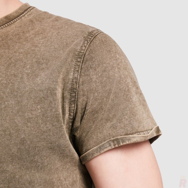 Camiseta Básica Hombre Efecto Jeans 100% Algodón Peinado HUSKY