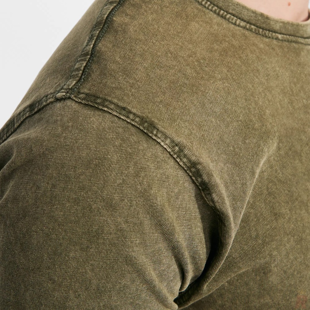 Camiseta Básica Hombre Efecto Jeans 100%...