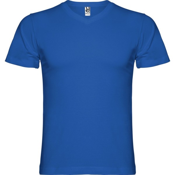 Camiseta Básica Hombre Escote Pico SAMOYEDO - Ref. 6503 Roly WRK 2