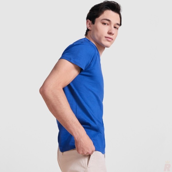 Camiseta Básica Hombre Escote Pico SAMOYEDO