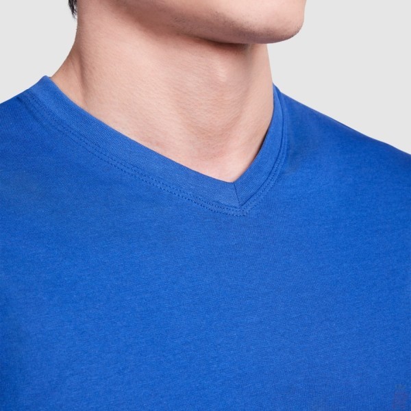 Camiseta Básica Hombre Escote Pico SAMOYEDO