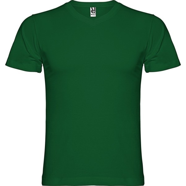 Camiseta Básica Hombre Escote Pico SAMOYEDO