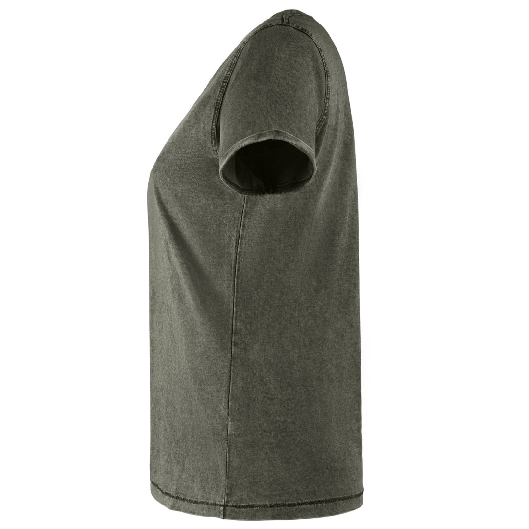 Camiseta Básica Mujer Efecto Jeans 100% Algodón...