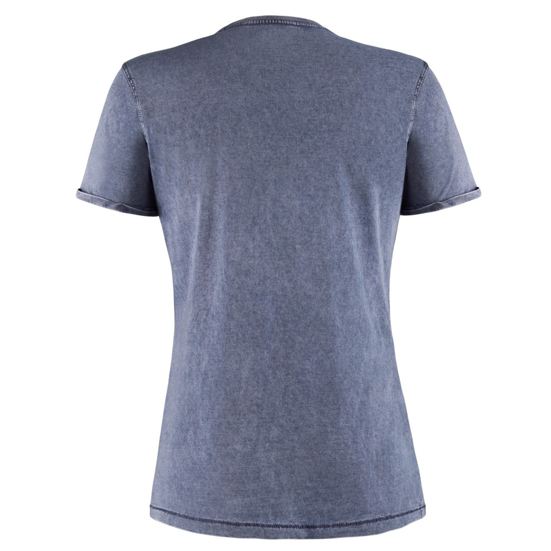 Camiseta Básica Mujer Efecto Jeans 100% Algodón...