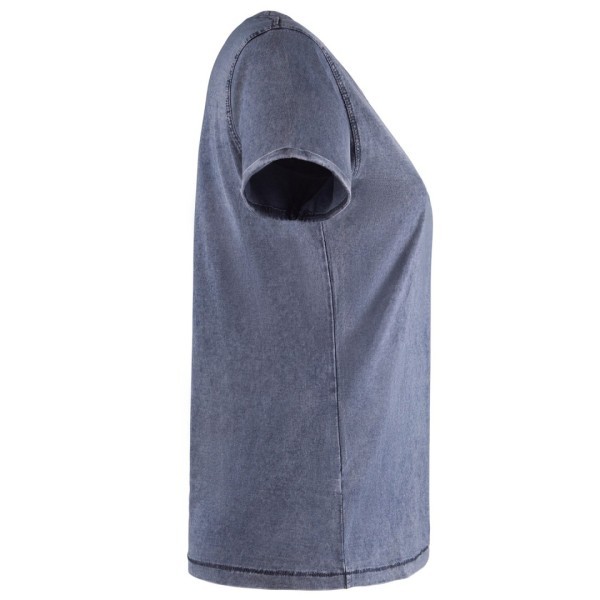 Camiseta Básica Mujer Efecto Jeans 100% Algodón Peinado HUSKY WOMAN