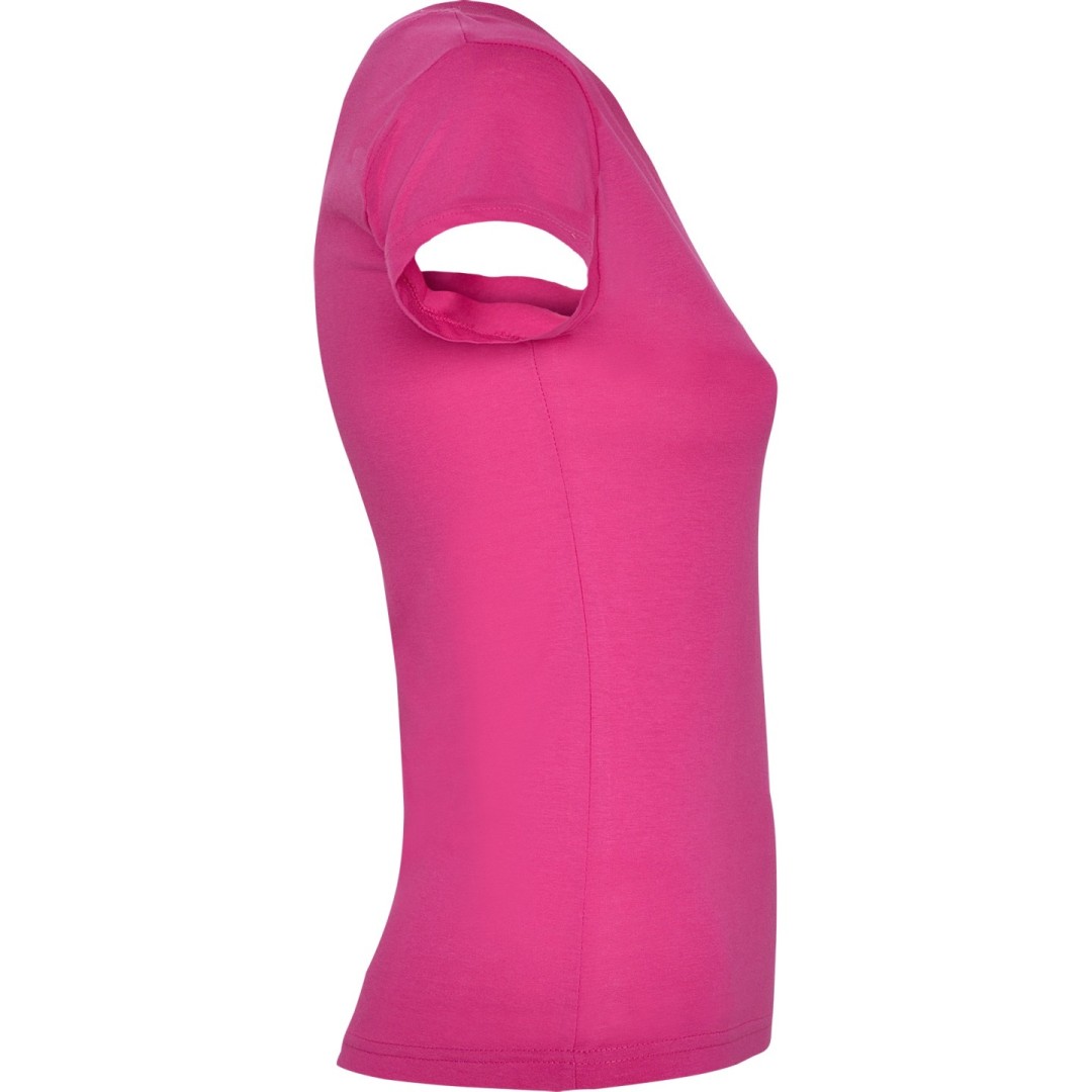 Camiseta Básica Mujer Escote Cuello Pico VICTORIA