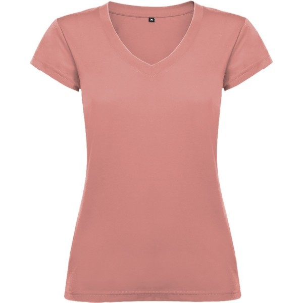 Camiseta Básica Mujer Escote Cuello Pico VICTORIA