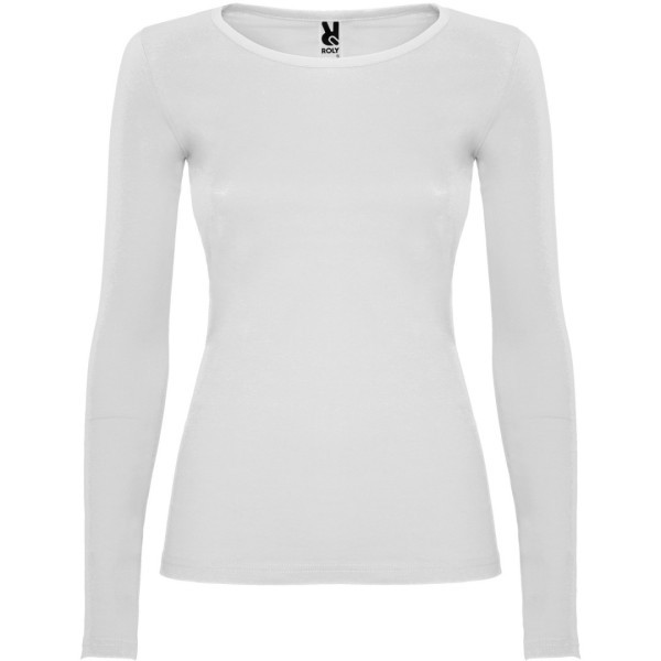 Camiseta Básica Semientallada Mujer Manga Larga EXTREME WOMAN